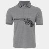 JB's  BIRDS EYE POLO   CHARCOAL - S Thumbnail