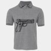 JB's  BIRDS EYE POLO   CHARCOAL - S Thumbnail