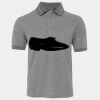 JB's  BIRDS EYE POLO   CHARCOAL - S Thumbnail