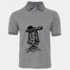 JB's  BIRDS EYE POLO   CHARCOAL - S Thumbnail