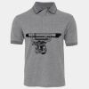 JB's  BIRDS EYE POLO   CHARCOAL - S Thumbnail