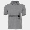 JB's  BIRDS EYE POLO   CHARCOAL - S Thumbnail