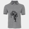 JB's  BIRDS EYE POLO   CHARCOAL - S Thumbnail