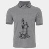 JB's  BIRDS EYE POLO   CHARCOAL - S Thumbnail