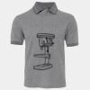 JB's  BIRDS EYE POLO   CHARCOAL - S Thumbnail