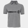 JB's  BIRDS EYE POLO   CHARCOAL - S Thumbnail