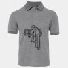JB's  BIRDS EYE POLO   CHARCOAL - S Thumbnail
