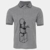 JB's  BIRDS EYE POLO   CHARCOAL - S Thumbnail