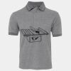JB's  BIRDS EYE POLO   CHARCOAL - S Thumbnail
