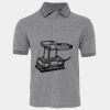 JB's  BIRDS EYE POLO   CHARCOAL - S Thumbnail
