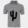 JB's  BIRDS EYE POLO   CHARCOAL - S Thumbnail