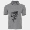 JB's  BIRDS EYE POLO   CHARCOAL - S Thumbnail