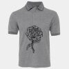 JB's  BIRDS EYE POLO   CHARCOAL - S Thumbnail