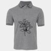 JB's  BIRDS EYE POLO   CHARCOAL - S Thumbnail