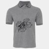 JB's  BIRDS EYE POLO   CHARCOAL - S Thumbnail