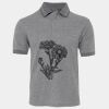 JB's  BIRDS EYE POLO   CHARCOAL - S Thumbnail