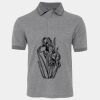 JB's  BIRDS EYE POLO   CHARCOAL - S Thumbnail