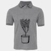 JB's  BIRDS EYE POLO   CHARCOAL - S Thumbnail