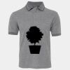 JB's  BIRDS EYE POLO   CHARCOAL - S Thumbnail