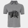 JB's  BIRDS EYE POLO   CHARCOAL - S Thumbnail