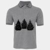 JB's  BIRDS EYE POLO   CHARCOAL - S Thumbnail