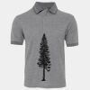 JB's  BIRDS EYE POLO   CHARCOAL - S Thumbnail