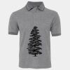JB's  BIRDS EYE POLO   CHARCOAL - S Thumbnail