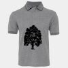 JB's  BIRDS EYE POLO   CHARCOAL - S Thumbnail