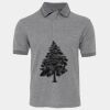 JB's  BIRDS EYE POLO   CHARCOAL - S Thumbnail