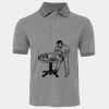 JB's  BIRDS EYE POLO   CHARCOAL - S Thumbnail