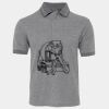 JB's  BIRDS EYE POLO   CHARCOAL - S Thumbnail