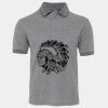 JB's  BIRDS EYE POLO   CHARCOAL - S Thumbnail