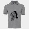 JB's  BIRDS EYE POLO   CHARCOAL - S Thumbnail