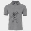JB's  BIRDS EYE POLO   CHARCOAL - S Thumbnail