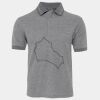 JB's  BIRDS EYE POLO   CHARCOAL - S Thumbnail