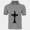 JB's  BIRDS EYE POLO   CHARCOAL - S Thumbnail