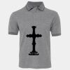 JB's  BIRDS EYE POLO   CHARCOAL - S Thumbnail