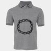 JB's  BIRDS EYE POLO   CHARCOAL - S Thumbnail