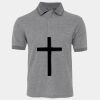 JB's  BIRDS EYE POLO   CHARCOAL - S Thumbnail
