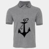 JB's  BIRDS EYE POLO   CHARCOAL - S Thumbnail