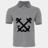 JB's  BIRDS EYE POLO   CHARCOAL - S Thumbnail