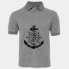 JB's  BIRDS EYE POLO   CHARCOAL - S Thumbnail
