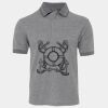 JB's  BIRDS EYE POLO   CHARCOAL - S Thumbnail