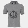 JB's  BIRDS EYE POLO   CHARCOAL - S Thumbnail