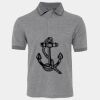 JB's  BIRDS EYE POLO   CHARCOAL - S Thumbnail