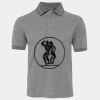 JB's  BIRDS EYE POLO   CHARCOAL - S Thumbnail