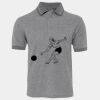 JB's  BIRDS EYE POLO   CHARCOAL - S Thumbnail