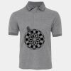 JB's  BIRDS EYE POLO   CHARCOAL - S Thumbnail