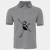 JB's  BIRDS EYE POLO   CHARCOAL - S Thumbnail