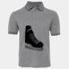 JB's  BIRDS EYE POLO   CHARCOAL - S Thumbnail